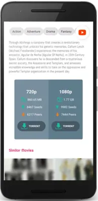 YIFY torrent movie download android App screenshot 0