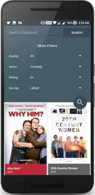 YIFY torrent movie download android App screenshot 3